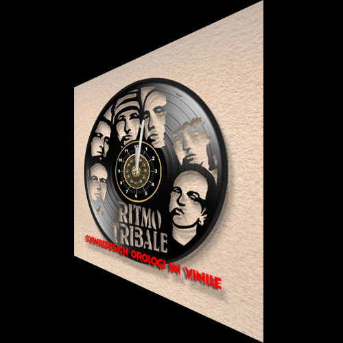 OROLOGIO DA PARETE IN VINILE RITMO TRIBALE