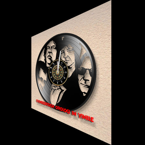 OROLOGIO DA PARETE IN VINILE ROLLING STONES 2