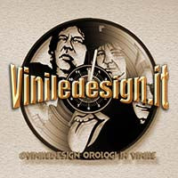 OROLOGIO DA PARETE IN VINILE ROLLING STONES 2