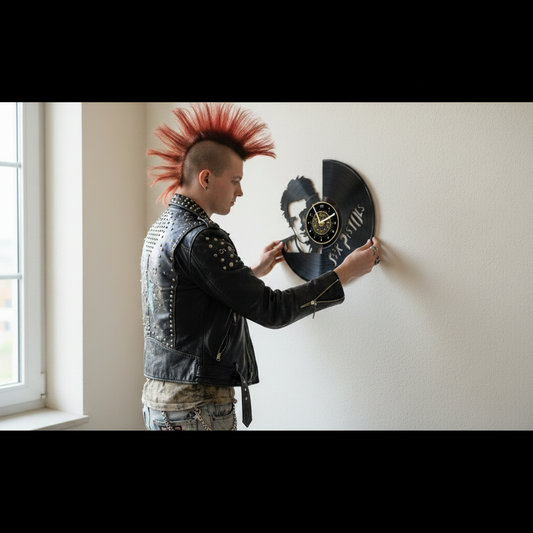 OROLOGIO DA PARETE IN VINILE SID VICIOUS