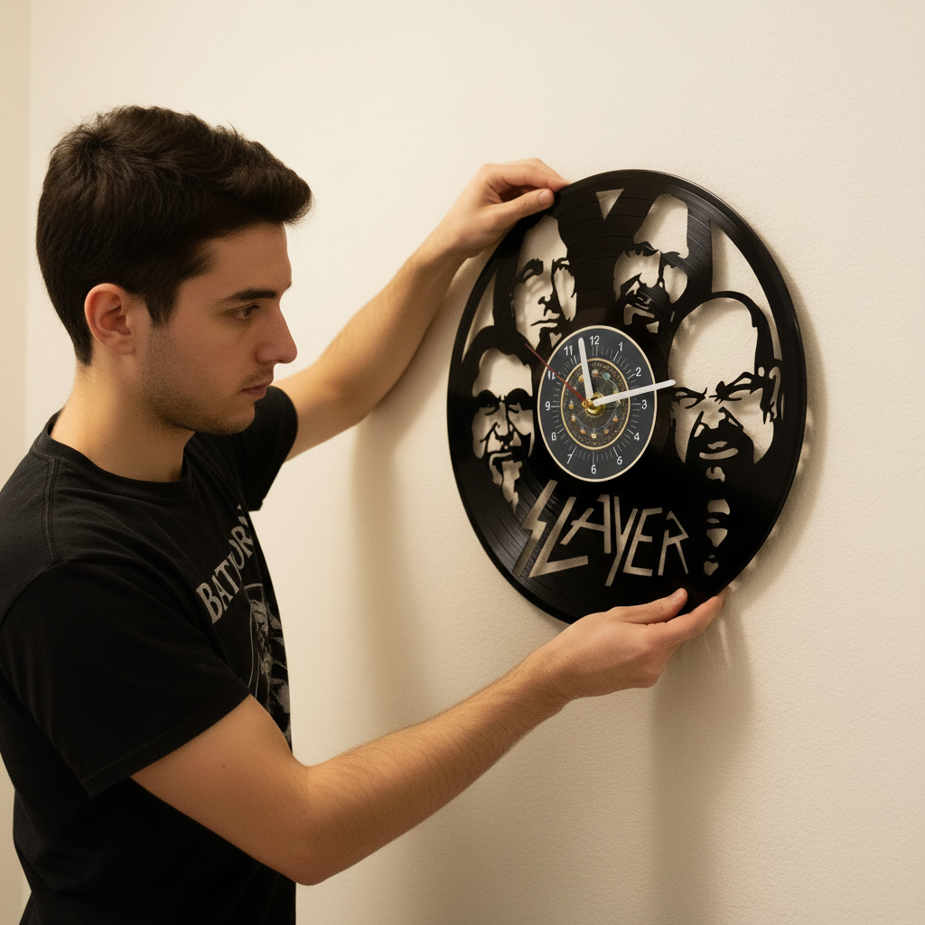 OROLOGIO DA PARETE IN VINILE SLAYER