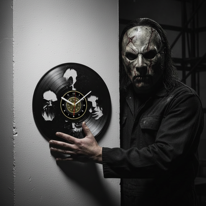 OROLOGIO DA PARETE IN VINILE SLIPKNOT 1
