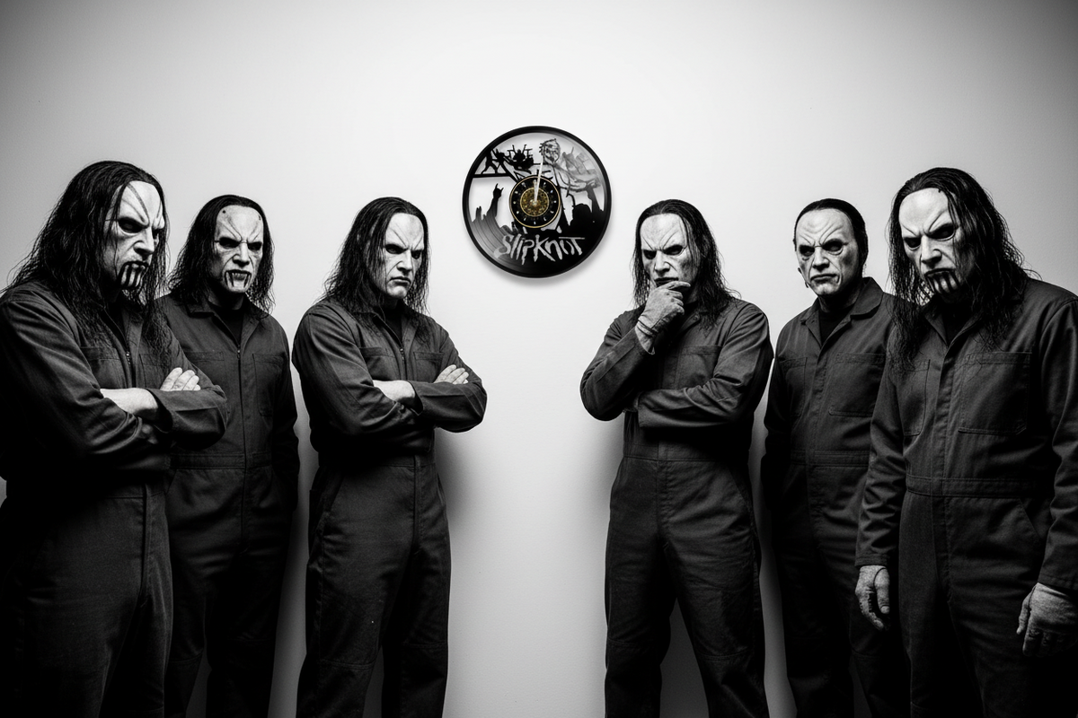 OROLOGIO DA PARETE IN VINILE SLIPKNOT 2
