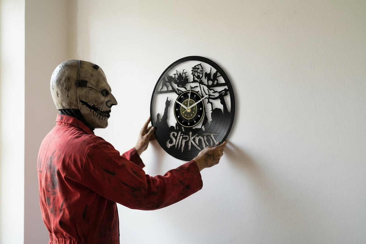 OROLOGIO DA PARETE IN VINILE SLIPKNOT 2
