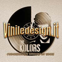 OROLOGIO DA PARETE IN VINILE THE KOLORS