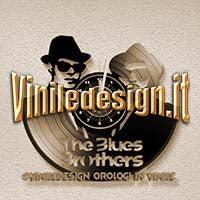 OROLOGIO DA PARETE IN VINILE BLUES BROTHERS 1