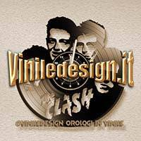 OROLOGIO DA PARETE IN VINILE CLASH