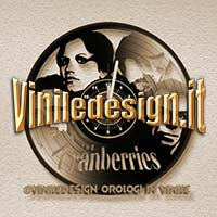 OROLOGIO DA PARETE IN VINILE CRANBERRIES