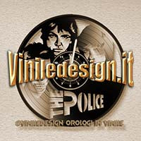 OROLOGIO DA PARETE IN VINILE POLICE 2
