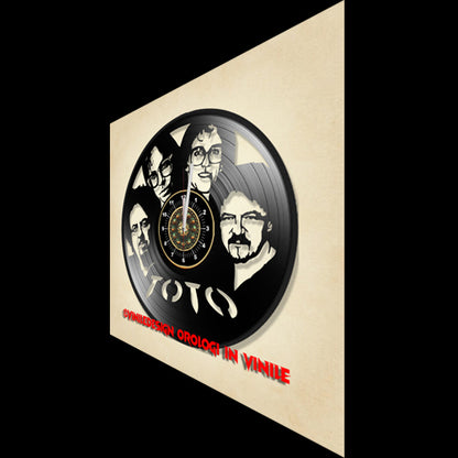OROLOGIO DA PARETE IN VINILE TOTO