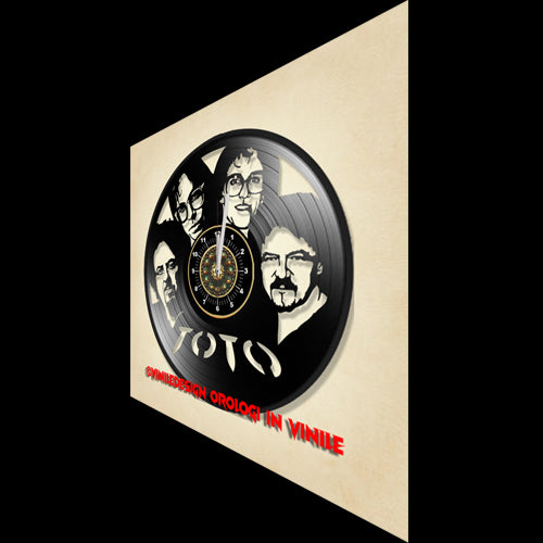 OROLOGIO DA PARETE IN VINILE TOTO