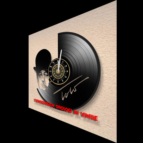 OROLOGIO DA PARETE IN VINILE TOTO' IL PRINCIPE DELLA RISATA