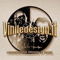 OROLOGIO DA PARETE IN VINILE UMBERTO TOZZI