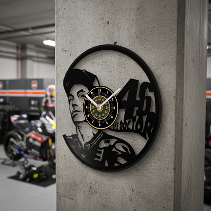 OROLOGIO DA PARETE IN VINILE VALENTINO ROSSI 46