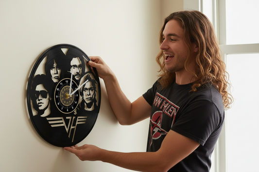 OROLOGIO DA PARETE IN VINILE VAN HALEN