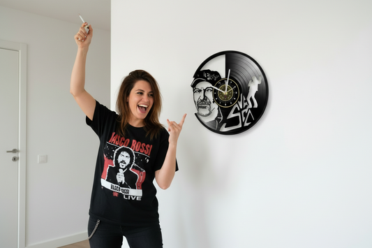 OROLOGIO DA PARETE IN VINILE VASCO ROSSI 2