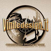 OROLOGIO DA PARETE IN VINILE VASCO ROSSI 1