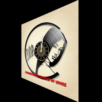 OROLOGIO DA PARETE IN VINILE ANNA PEPE