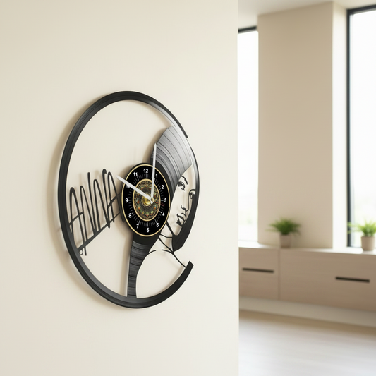 OROLOGIO DA PARETE IN VINILE ANNA PEPE