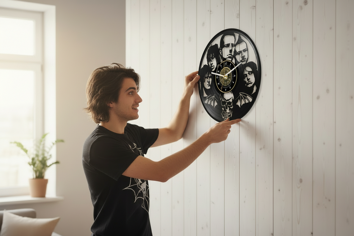 OROLOGIO DA PARETE IN VINILE AVENGED SEVENFOLD