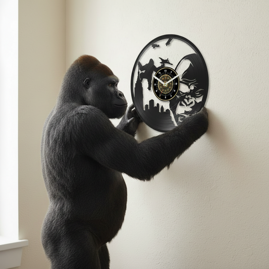 OROLOGIO DA PARETE IN VINILE KING KONG