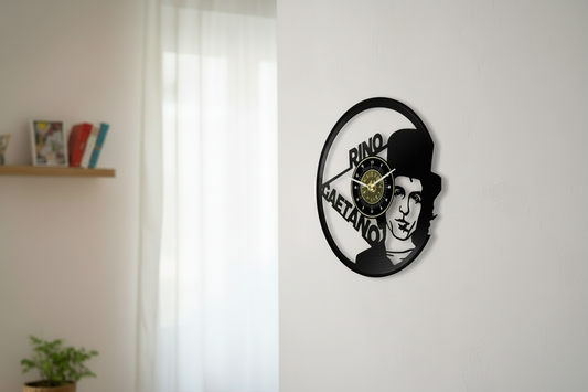 OROLOGIO DA PARETE IN VINILE RINO GAETANO
